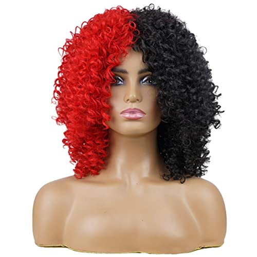 Andromeda Gray Short Curly Wig for Black Women, 14-Inch, Synthetic Fiber, Adjustable Cap, Heat Resistant