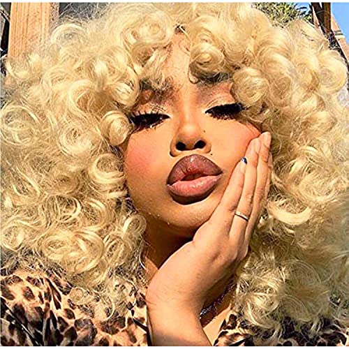 Andromeda Gray Short Curly Wig for Black Women, 14-Inch, Synthetic Fiber, Adjustable Cap, Heat Resistant