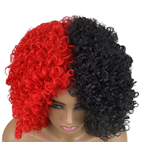 Andromeda Gray Short Curly Wig for Black Women, 14-Inch, Synthetic Fiber, Adjustable Cap, Heat Resistant