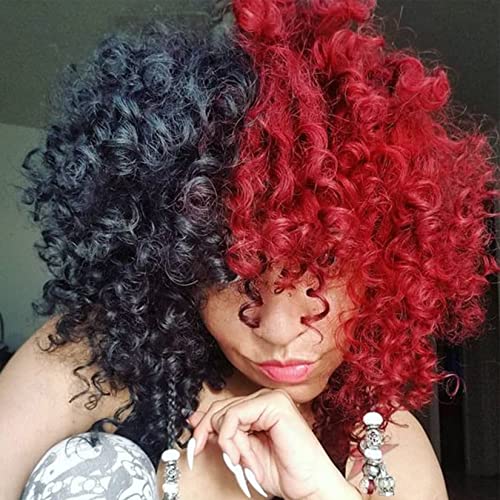Andromeda Gray Short Curly Wig for Black Women, 14-Inch, Synthetic Fiber, Adjustable Cap, Heat Resistant