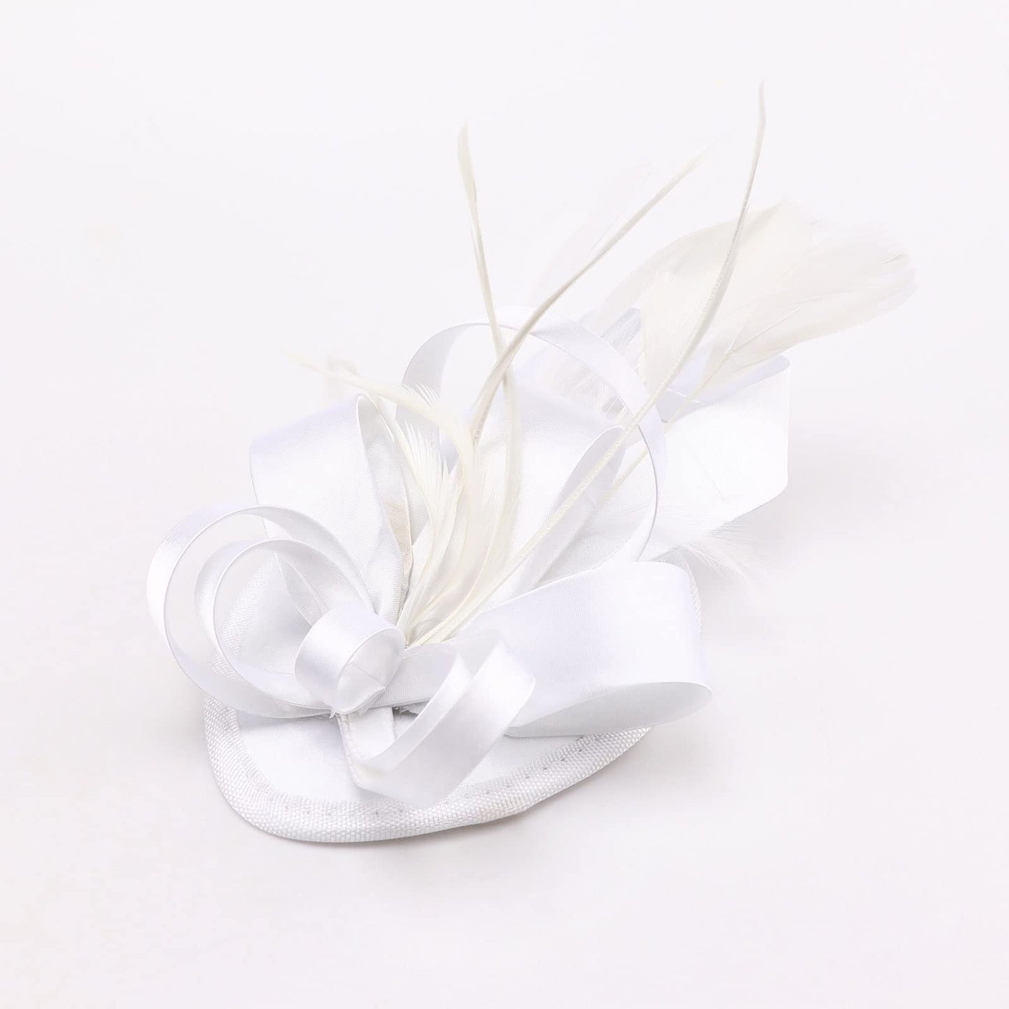 DRESHOW Women Fascinator Hats Tea Party Hat Vintage Pillbox Hat Headband for Cocktail