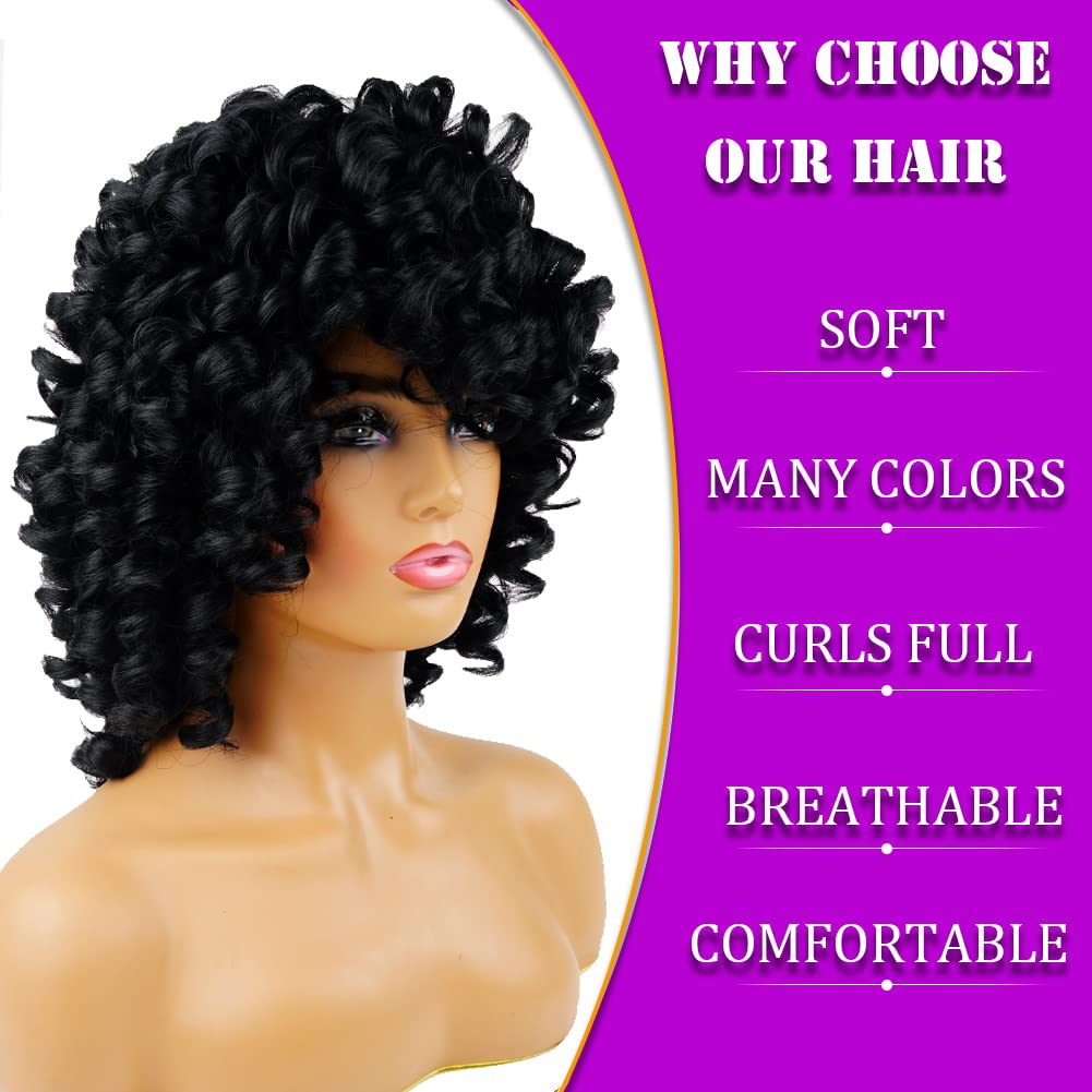 Andromeda Gray Short Curly Wig for Black Women, 14-Inch, Synthetic Fiber, Adjustable Cap, Heat Resistant