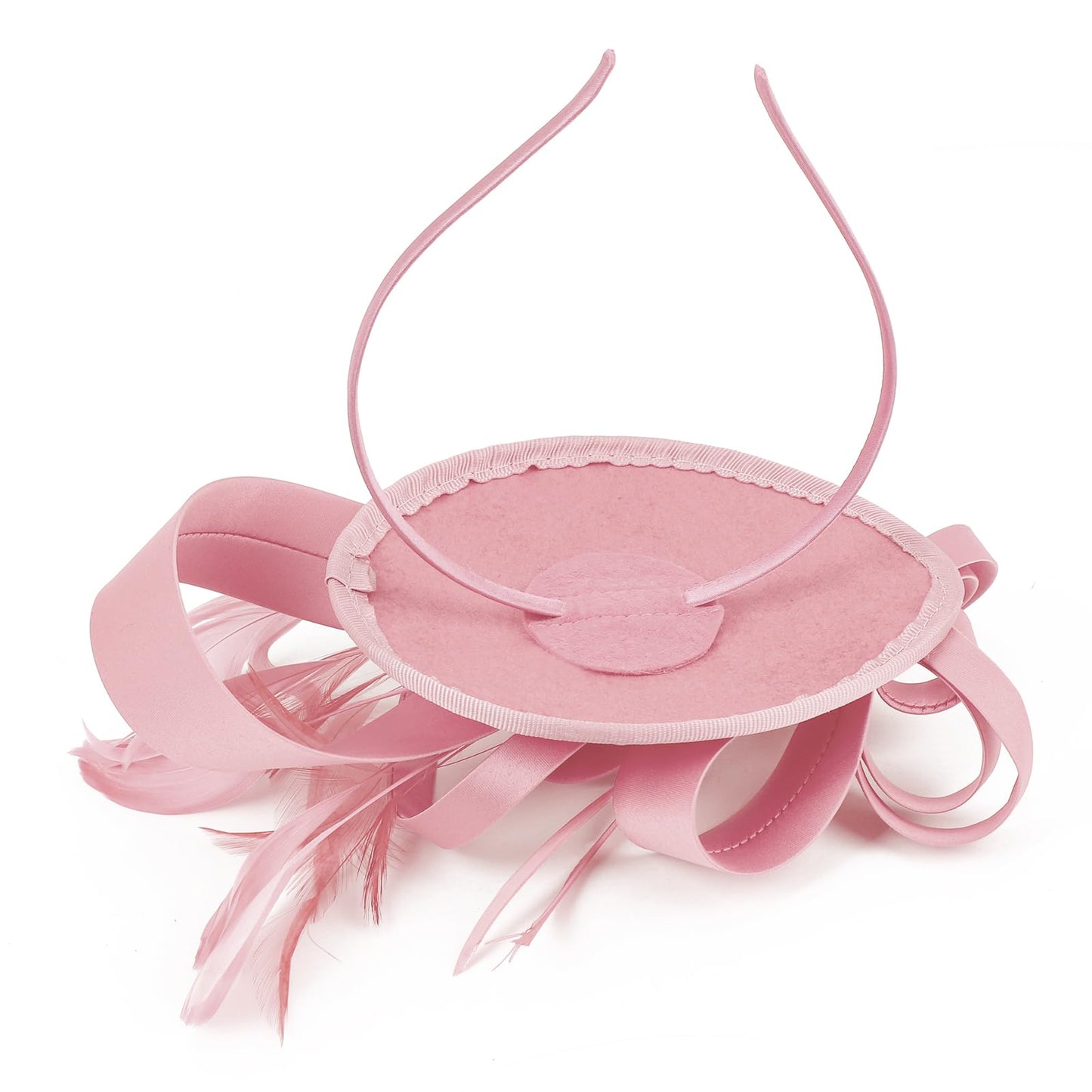 DRESHOW Women Fascinator Hats Tea Party Hat Vintage Pillbox Hat Headband for Cocktail