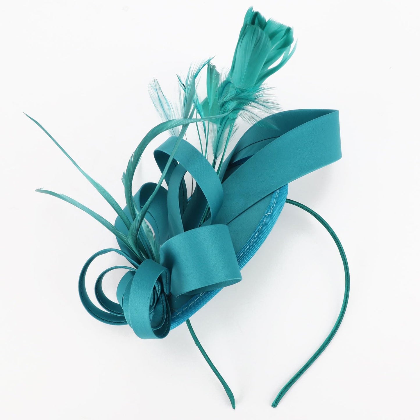 DRESHOW Women Fascinator Hats Tea Party Hat Vintage Pillbox Hat Headband for Cocktail
