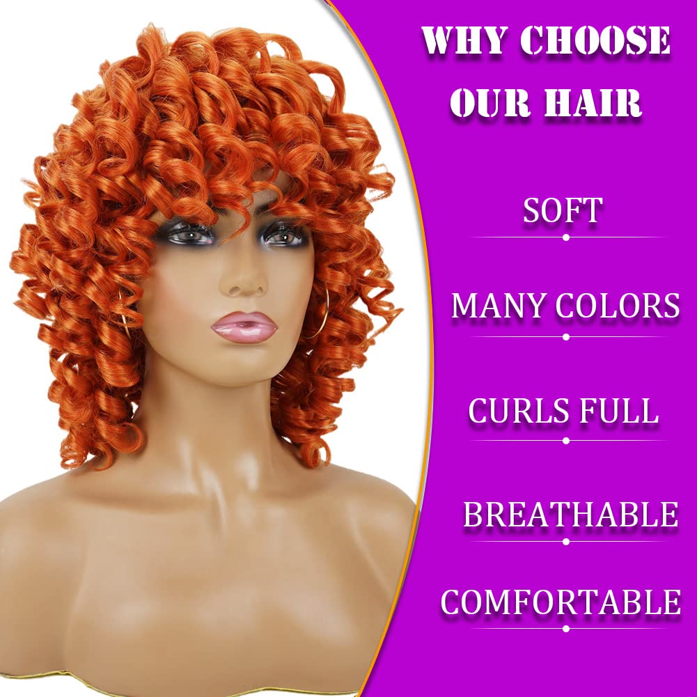 Andromeda Gray Short Curly Wig for Black Women, 14-Inch, Synthetic Fiber, Adjustable Cap, Heat Resistant