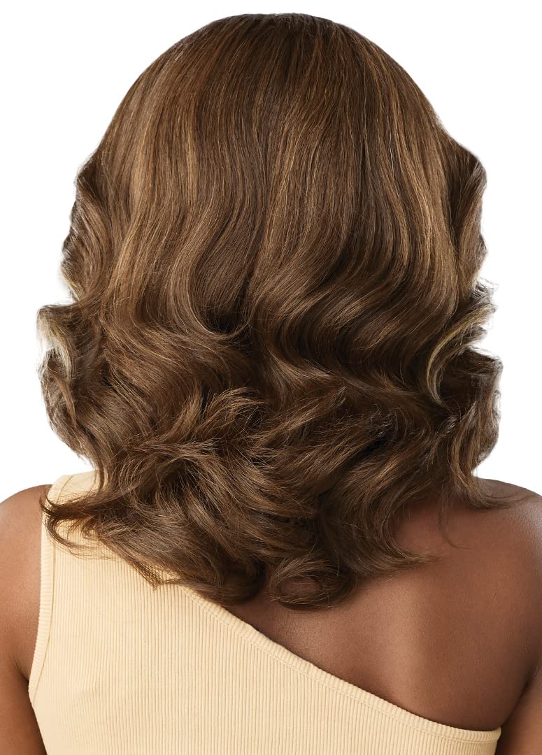 Outre Lace Front Wig - Perfect Hair Line 13X4 - Imani (OFF BLACK 1B)