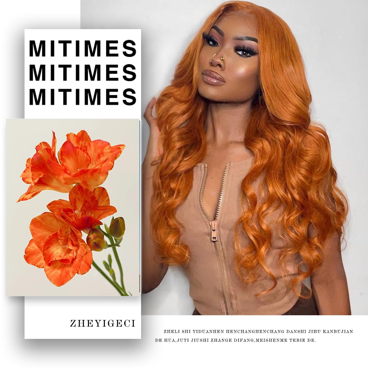13x6 Skunk Stripe Wig Glueless Lace Front Wigs Pre Plucked Synthetic Body Wave blonde wig Wear and Go lace front wig for black women