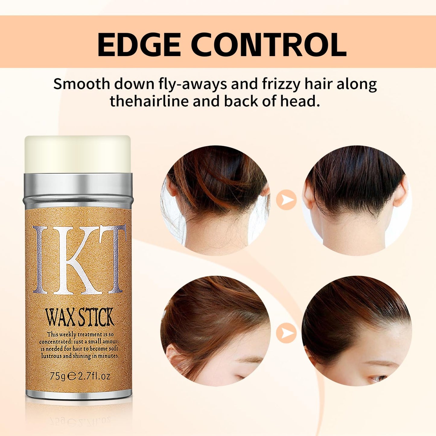 Wig Kit for Lace Front Wigs, Hair Wax Stick Lace Band for Wigs, Wig Caps, Edge Brush, Comb, Suitable for Wig Kit - 9 PCS