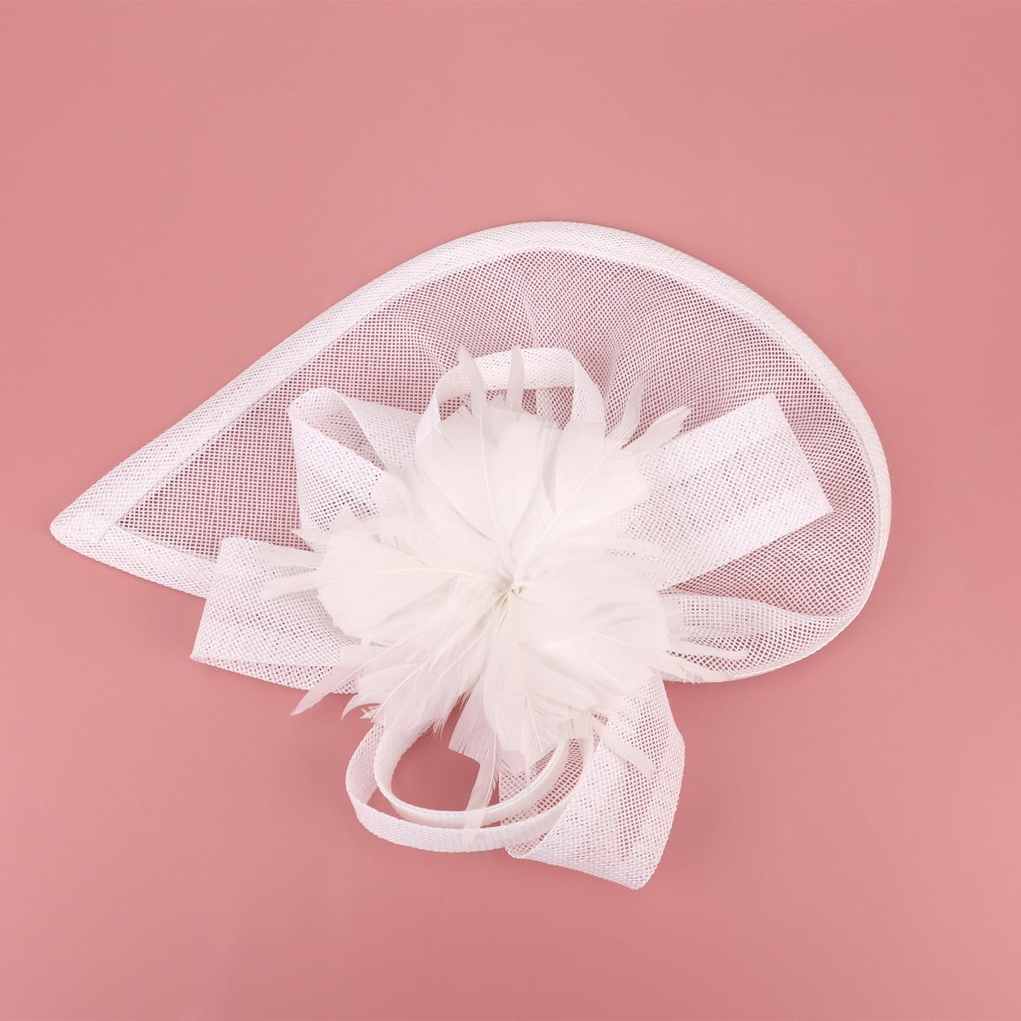 DRESHOW Women Fascinator Hats Tea Party Hat Vintage Pillbox Hat Headband for Cocktail