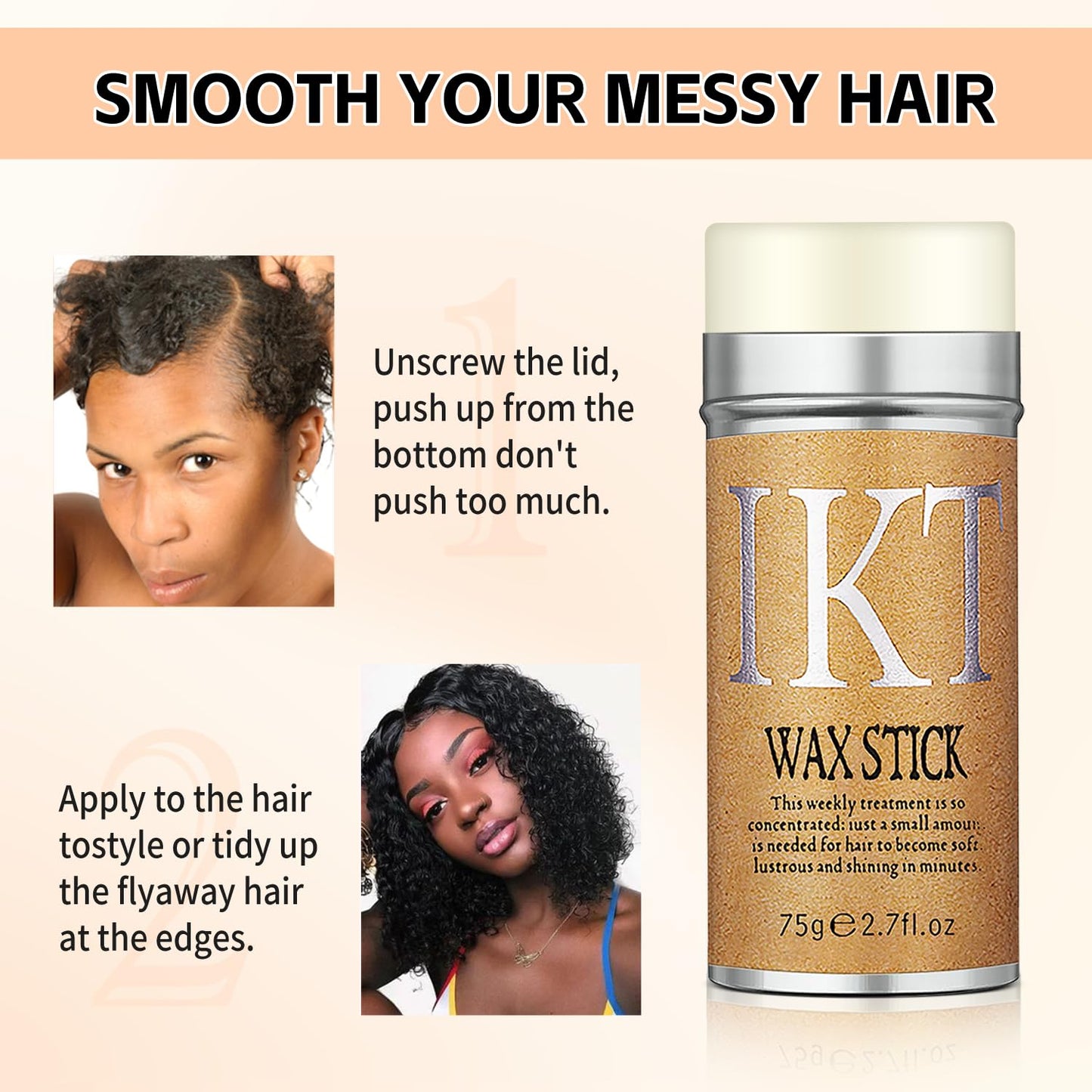 Wig Kit for Lace Front Wigs, Hair Wax Stick Lace Band for Wigs, Wig Caps, Edge Brush, Comb, Suitable for Wig Kit - 9 PCS
