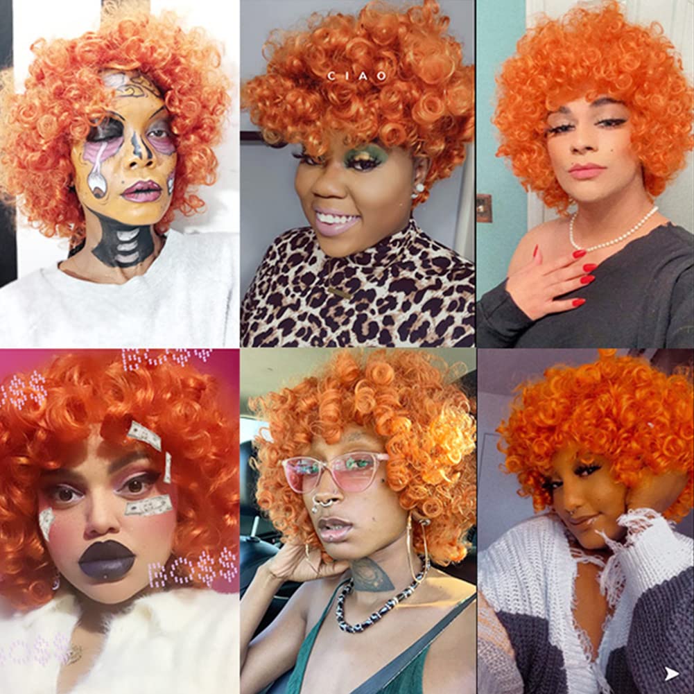Andromeda Gray Short Curly Wig for Black Women, 14-Inch, Synthetic Fiber, Adjustable Cap, Heat Resistant