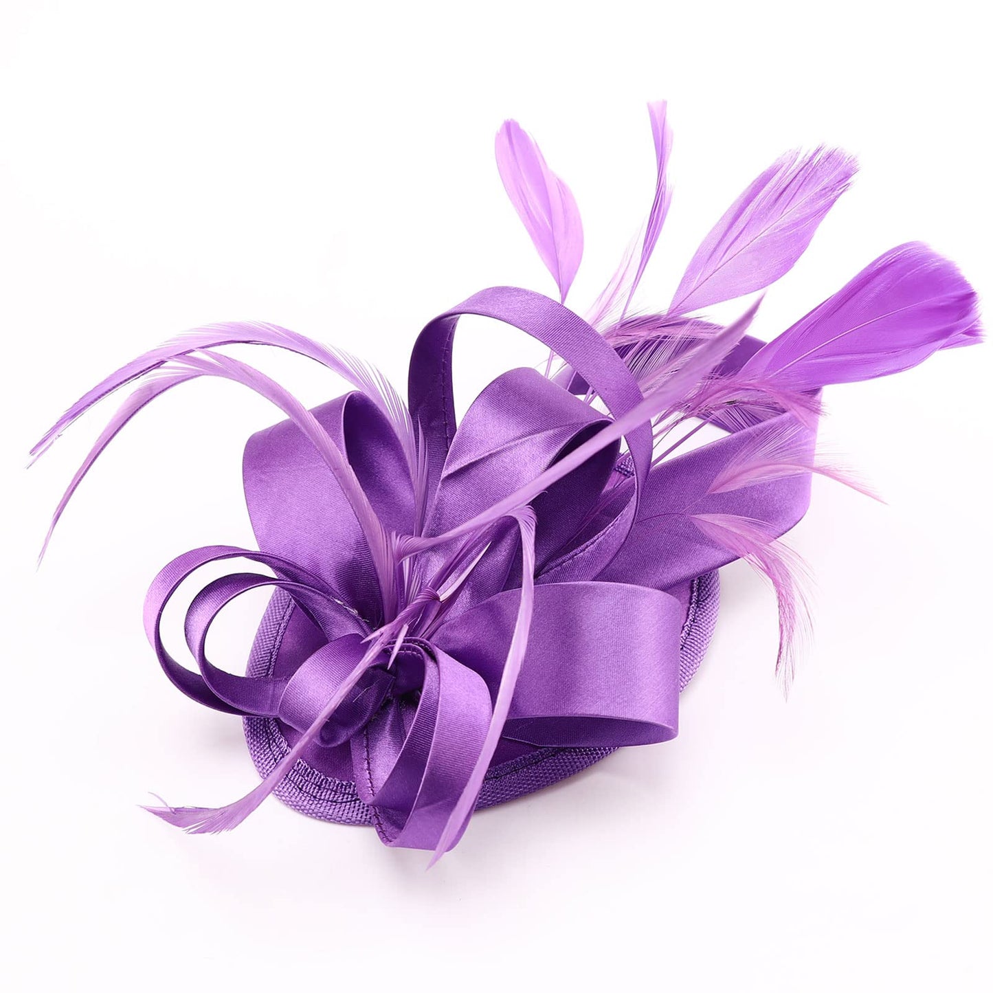 DRESHOW Women Fascinator Hats Tea Party Hat Vintage Pillbox Hat Headband for Cocktail