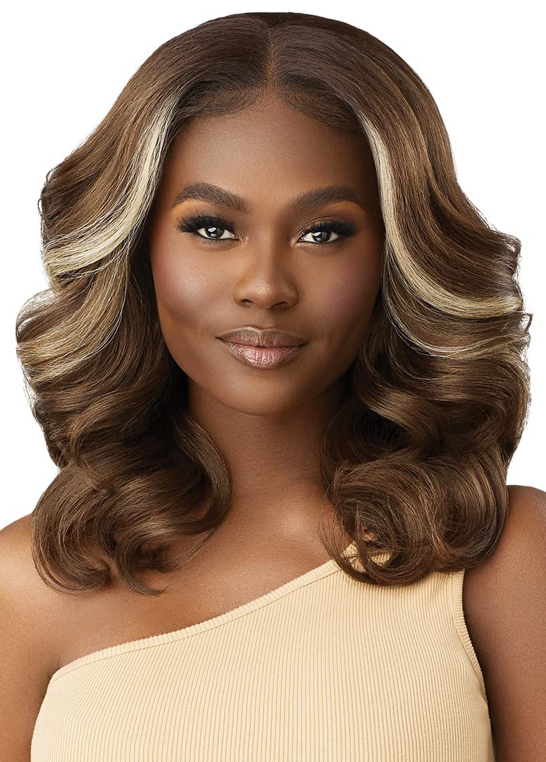 Outre Lace Front Wig - Perfect Hair Line 13X4 - Imani (OFF BLACK 1B)