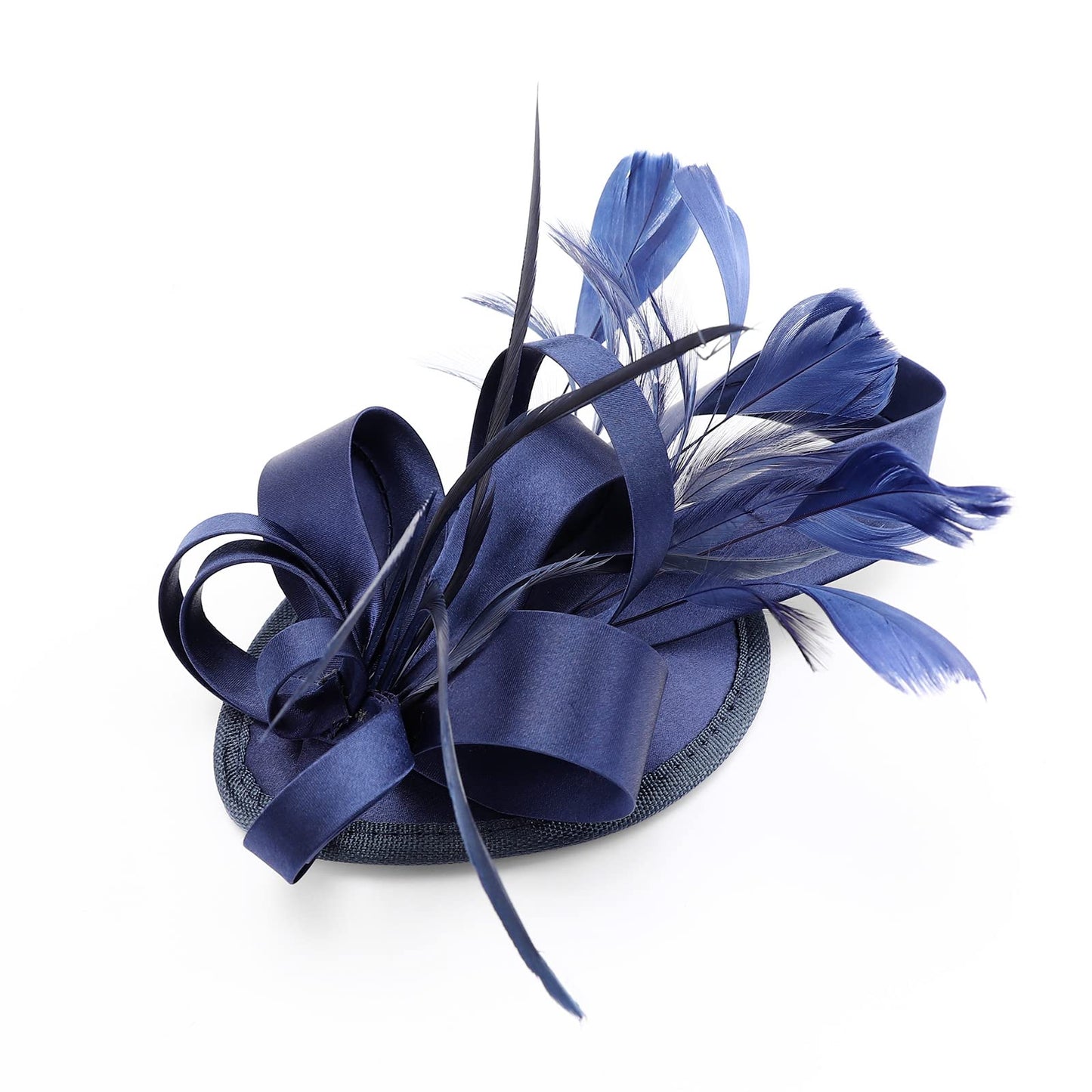 DRESHOW Women Fascinator Hats Tea Party Hat Vintage Pillbox Hat Headband for Cocktail