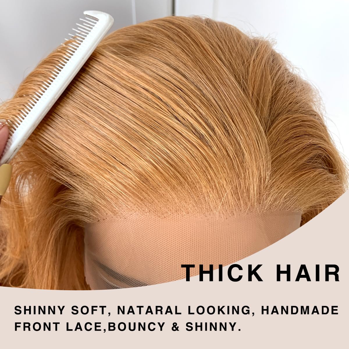 13x6 Skunk Stripe Wig Glueless Lace Front Wigs Pre Plucked Synthetic Body Wave blonde wig Wear and Go lace front wig for black women