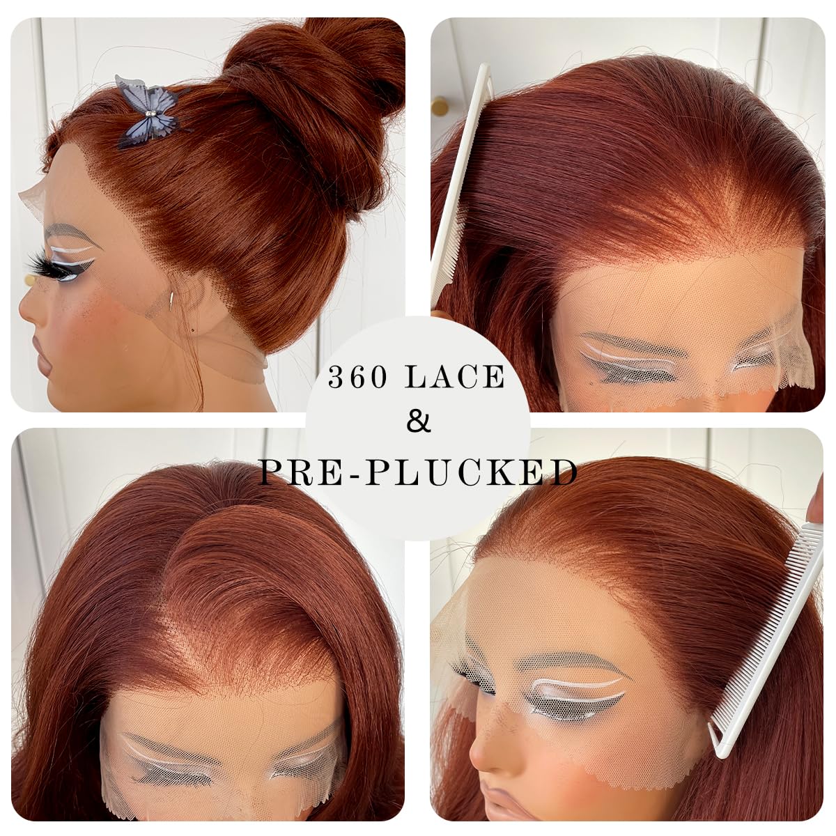 13x6 Skunk Stripe Wig Glueless Lace Front Wigs Pre Plucked Synthetic Body Wave blonde wig Wear and Go lace front wig for black women