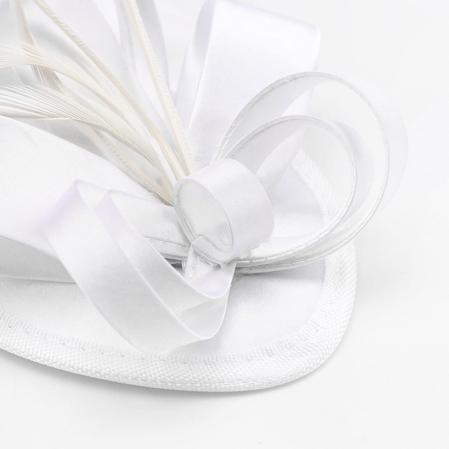 DRESHOW Women Fascinator Hats Tea Party Hat Vintage Pillbox Hat Headband for Cocktail