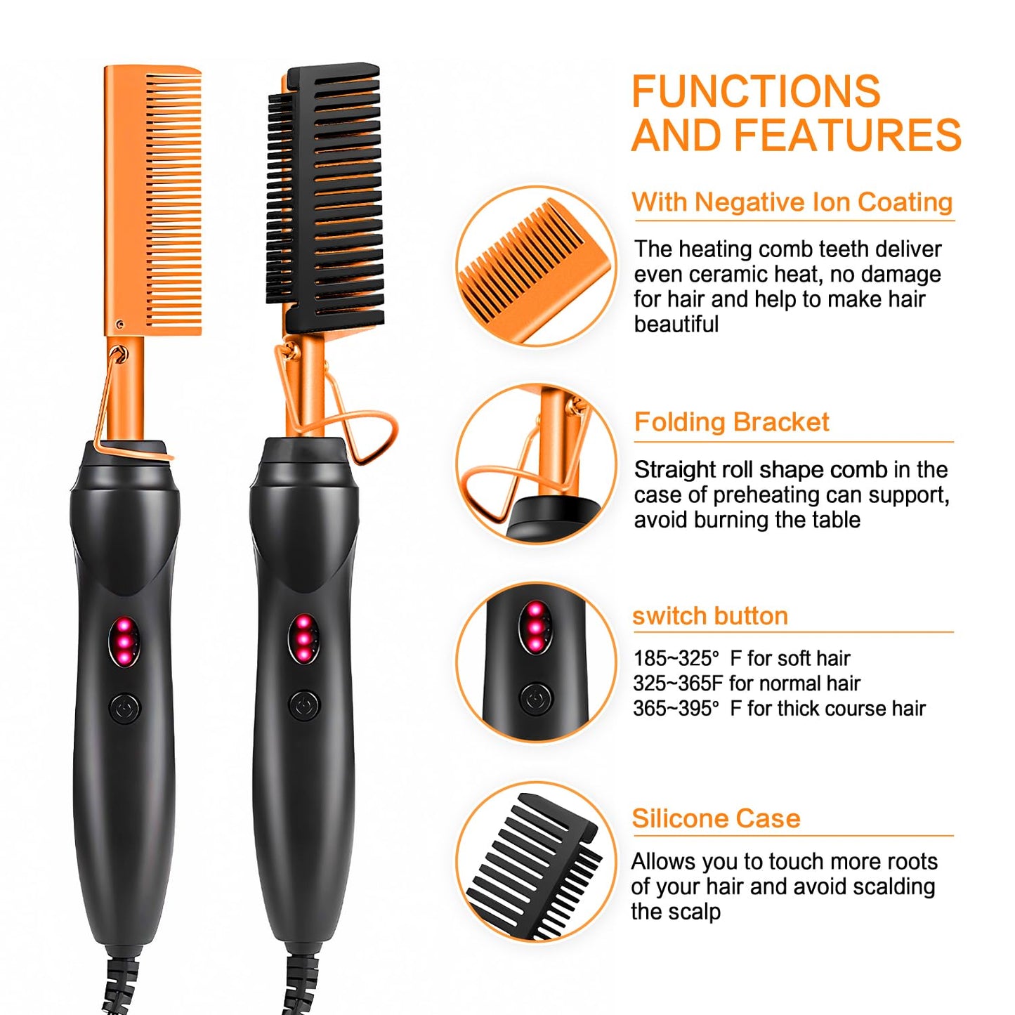 Wig Kit for Lace Front Wigs, Hair Wax Stick Lace Band for Wigs, Wig Caps, Edge Brush, Comb, Suitable for Wig Kit - 9 PCS