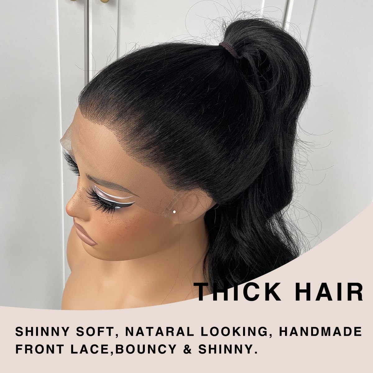 13x6 Skunk Stripe Wig Glueless Lace Front Wigs Pre Plucked Synthetic Body Wave blonde wig Wear and Go lace front wig for black women
