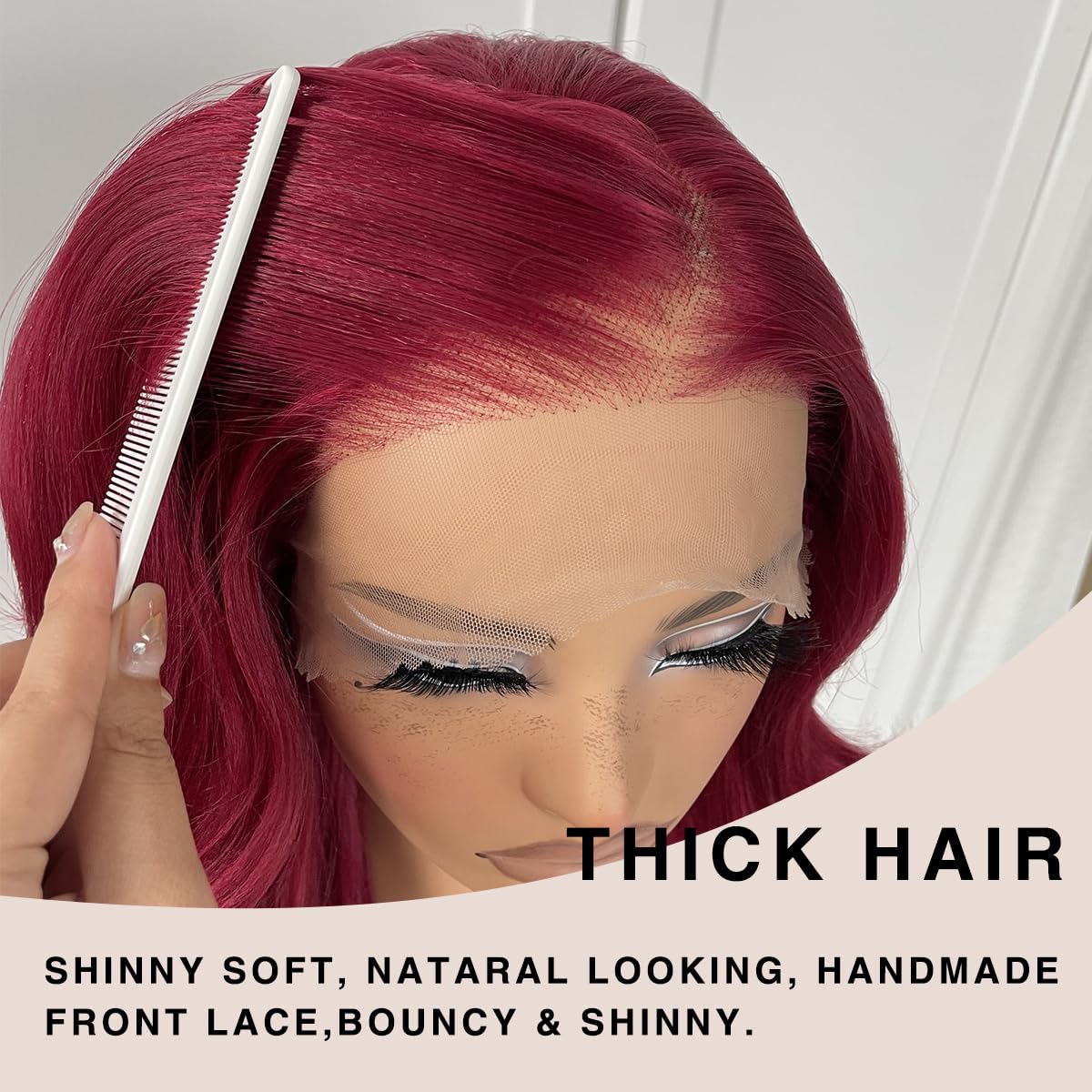 13x6 Skunk Stripe Wig Glueless Lace Front Wigs Pre Plucked Synthetic Body Wave blonde wig Wear and Go lace front wig for black women