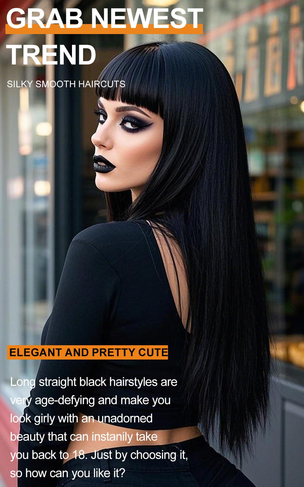 Blonde Highlight Wigs for Women, Blonde Mix Brown Wig with Bangs Silky Soft Fiber Synthetic Wig for Daily Party Use(24 Inch,Blonde Highlight)