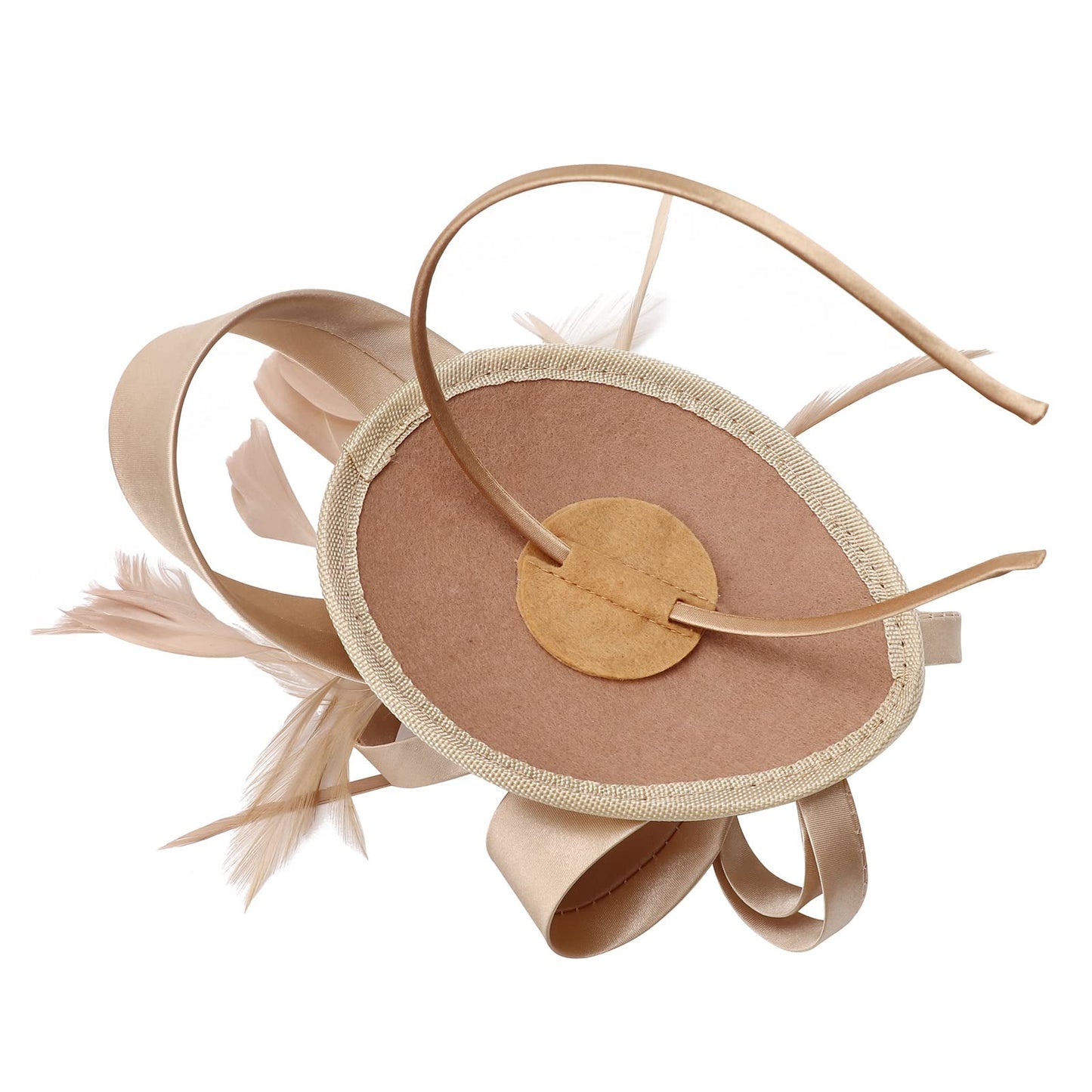 DRESHOW Women Fascinator Hats Tea Party Hat Vintage Pillbox Hat Headband for Cocktail