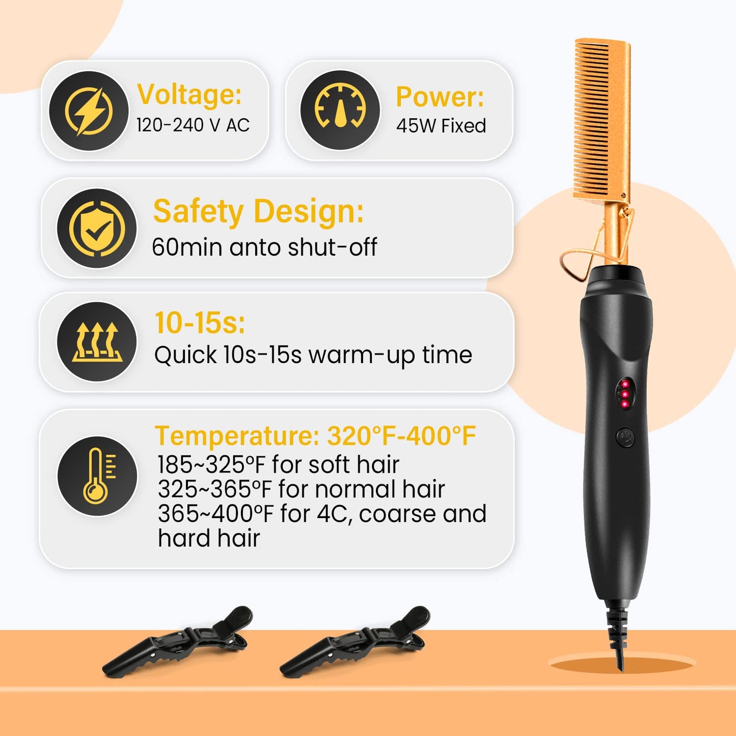 Wig Kit for Lace Front Wigs, Hair Wax Stick Lace Band for Wigs, Wig Caps, Edge Brush, Comb, Suitable for Wig Kit - 9 PCS