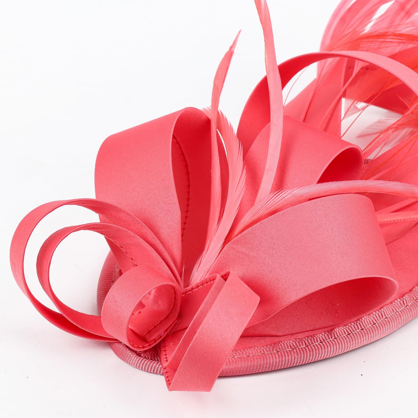 DRESHOW Women Fascinator Hats Tea Party Hat Vintage Pillbox Hat Headband for Cocktail