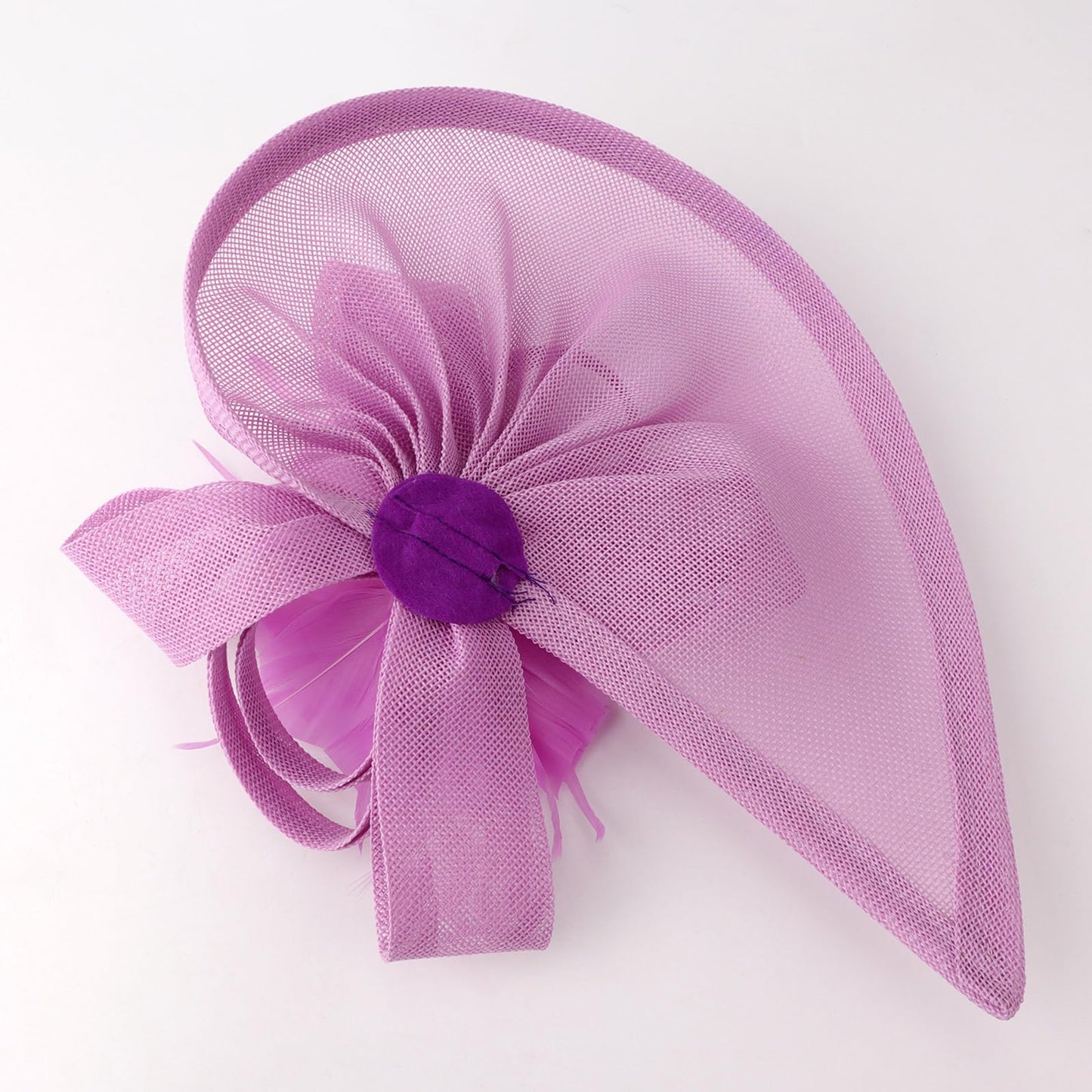 DRESHOW Women Fascinator Hats Tea Party Hat Vintage Pillbox Hat Headband for Cocktail