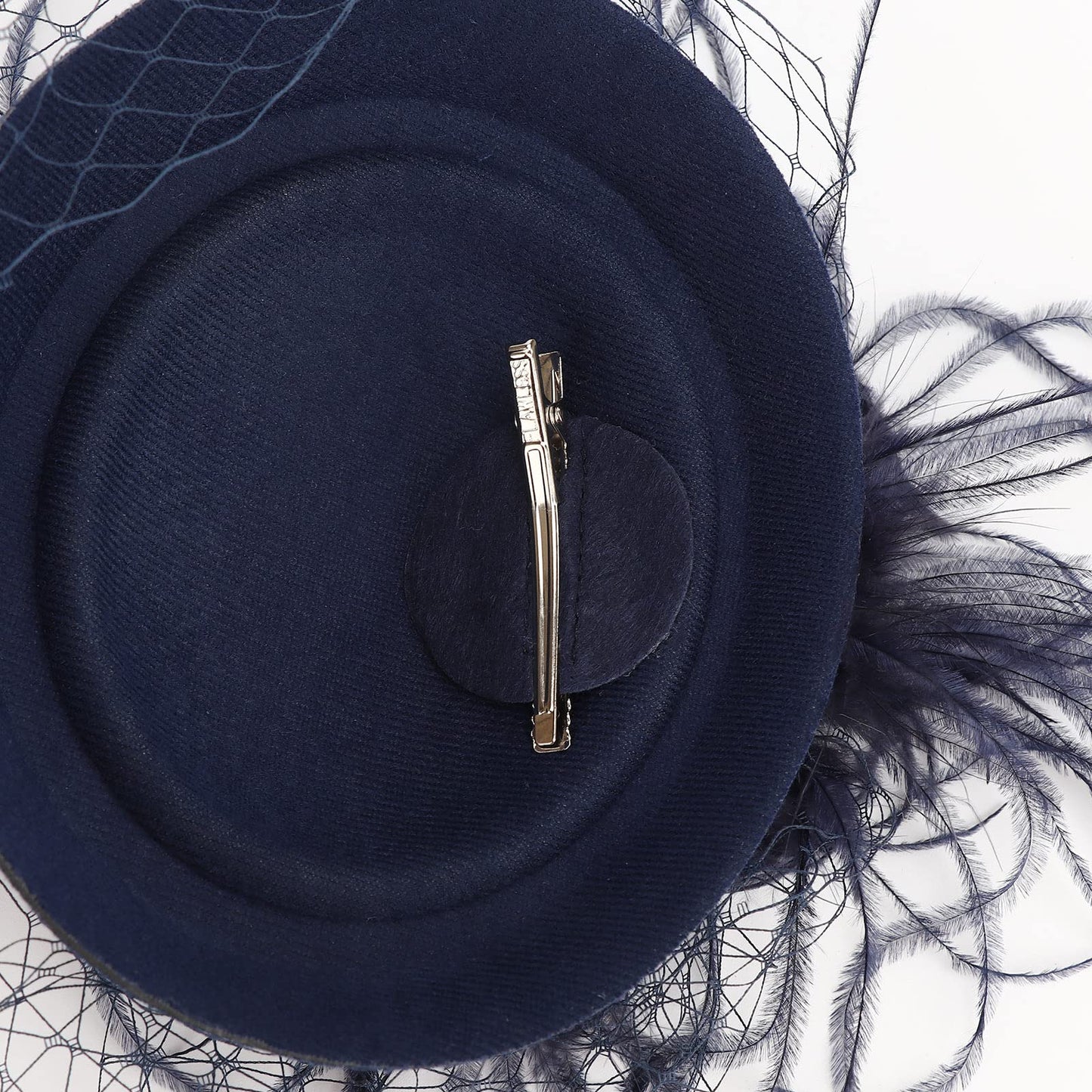 DRESHOW Women Fascinator Hats Tea Party Hat Vintage Pillbox Hat Headband for Cocktail