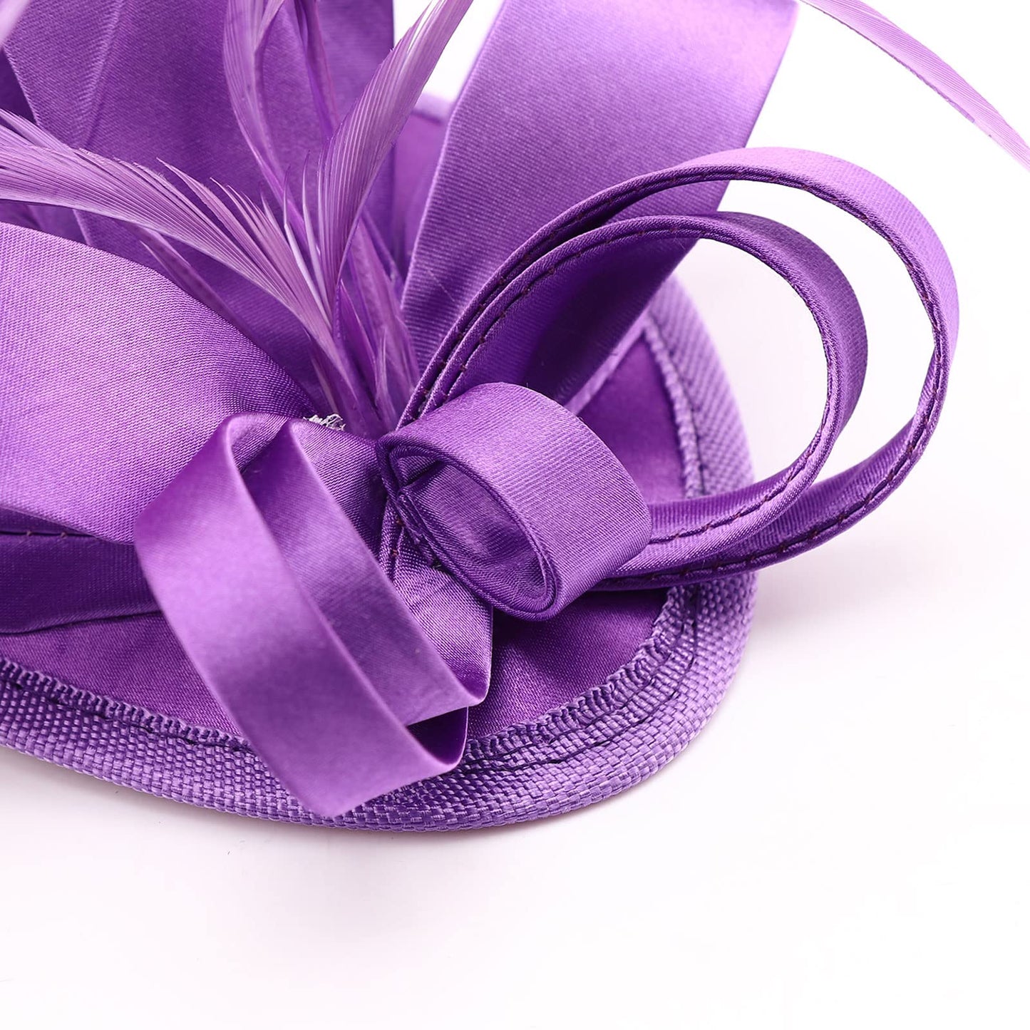 DRESHOW Women Fascinator Hats Tea Party Hat Vintage Pillbox Hat Headband for Cocktail