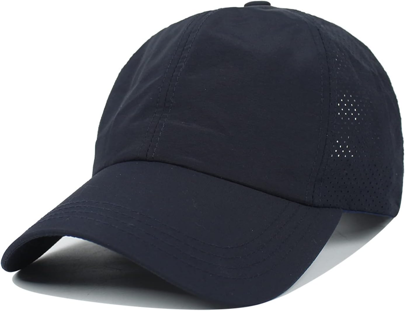 Women Ponytail Hat Criss Cross Baseball Cap Adjustable High Messy Bun Ponycap Quick Drying Mesh Sports Hat