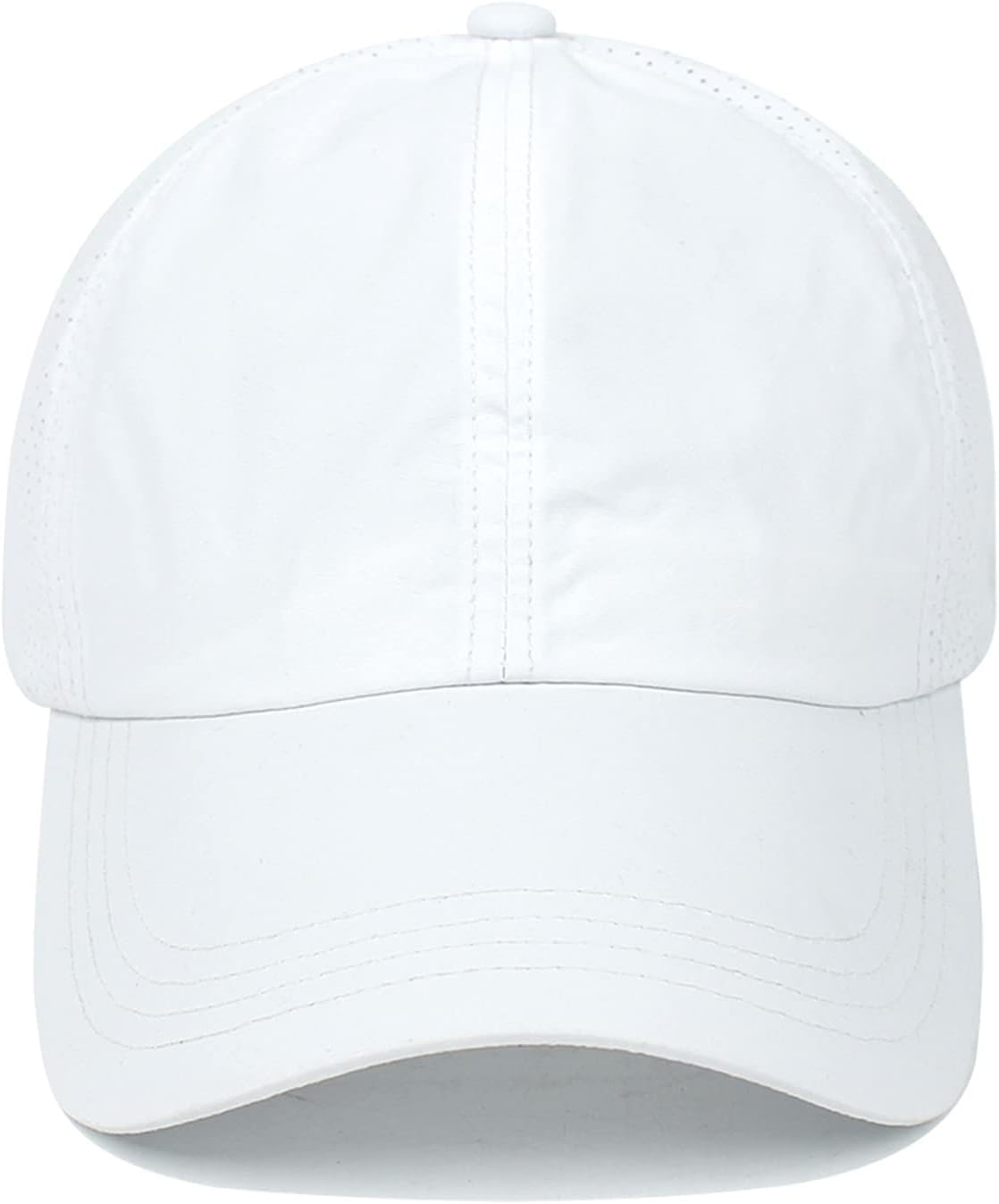 Women Ponytail Hat Criss Cross Baseball Cap Adjustable High Messy Bun Ponycap Quick Drying Mesh Sports Hat