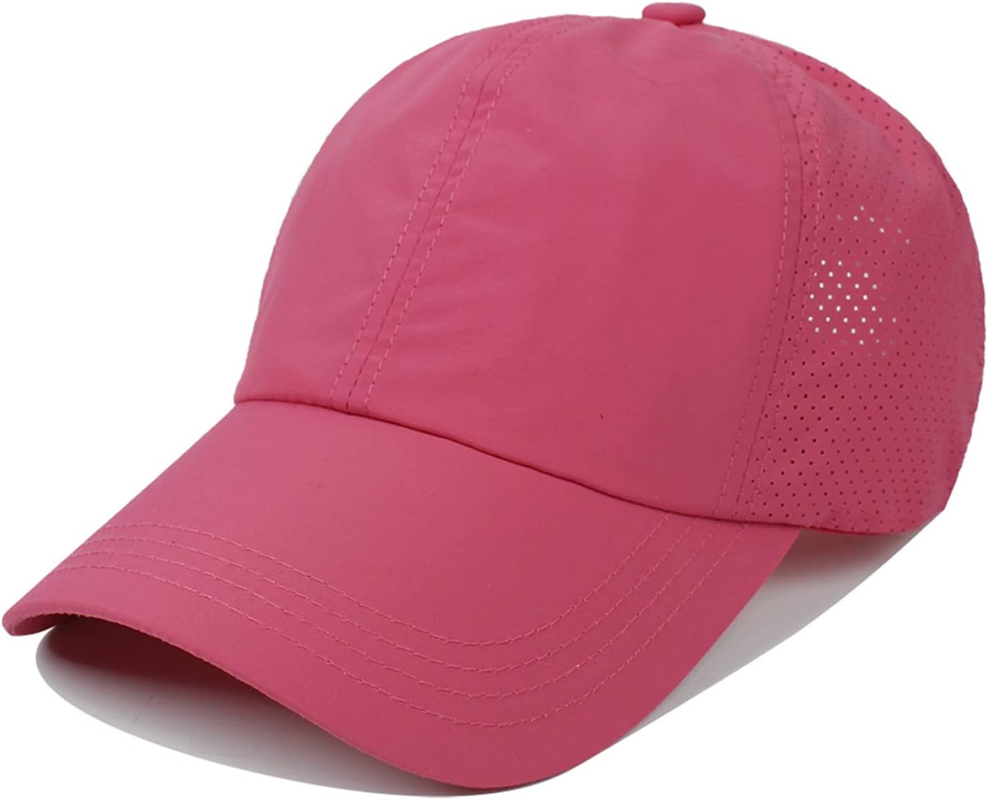 Women Ponytail Hat Criss Cross Baseball Cap Adjustable High Messy Bun Ponycap Quick Drying Mesh Sports Hat