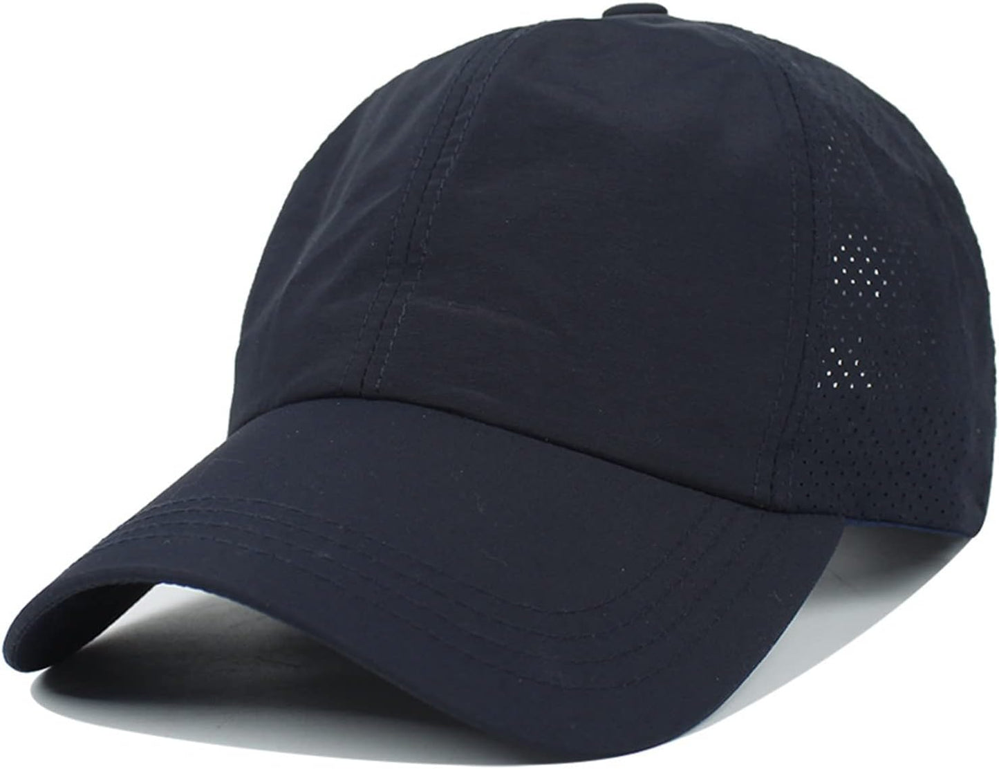 Women Ponytail Hat Criss Cross Baseball Cap Adjustable High Messy Bun Ponycap Quick Drying Mesh Sports Hat