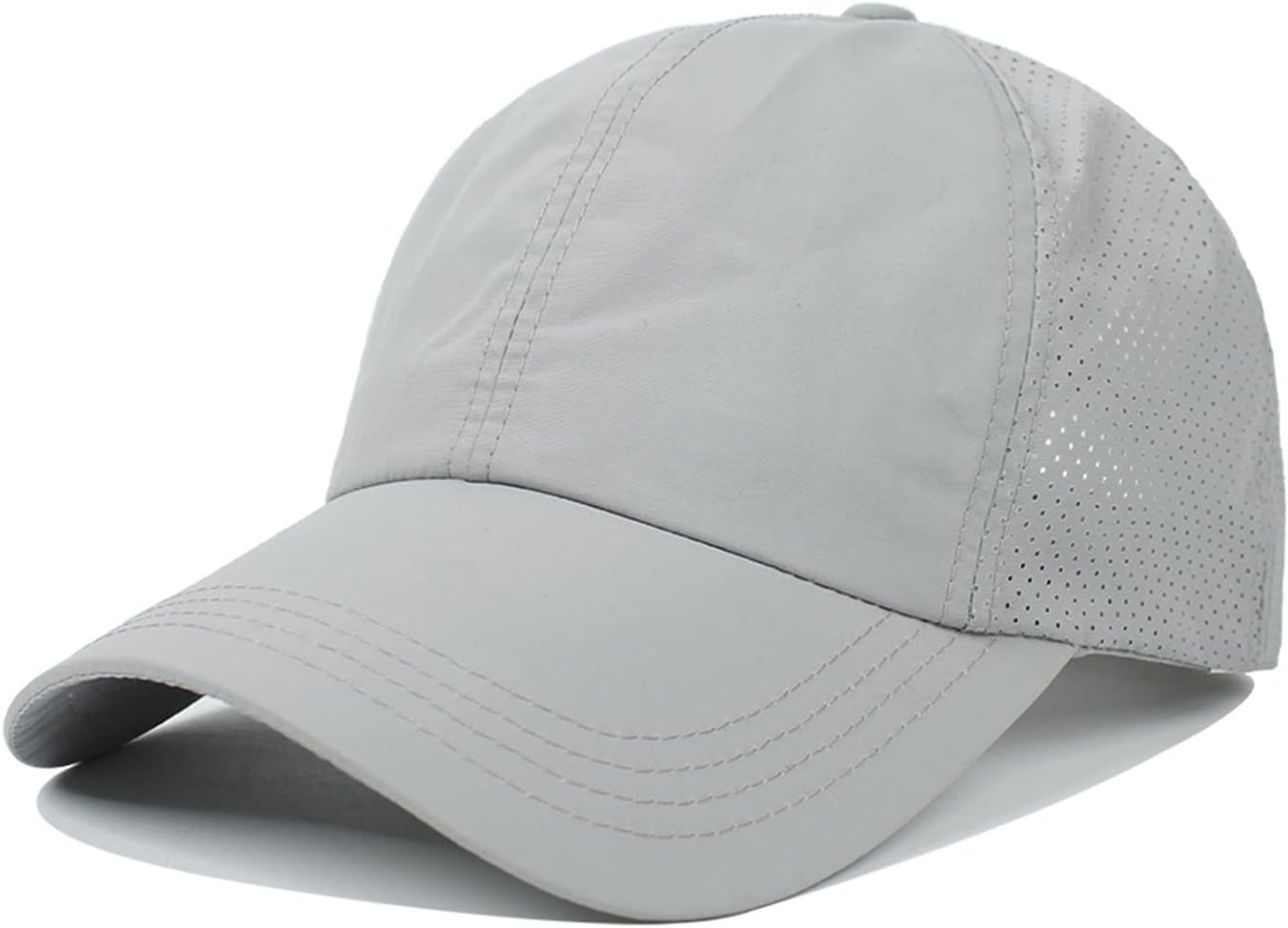 Women Ponytail Hat Criss Cross Baseball Cap Adjustable High Messy Bun Ponycap Quick Drying Mesh Sports Hat