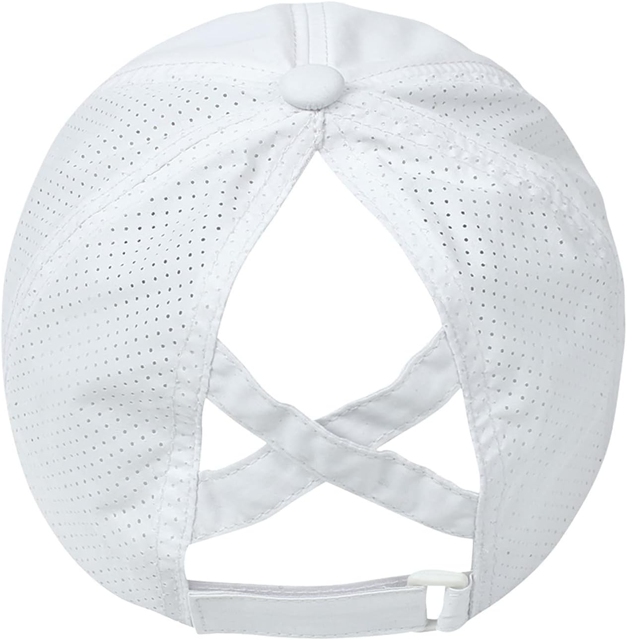 Women Ponytail Hat Criss Cross Baseball Cap Adjustable High Messy Bun Ponycap Quick Drying Mesh Sports Hat