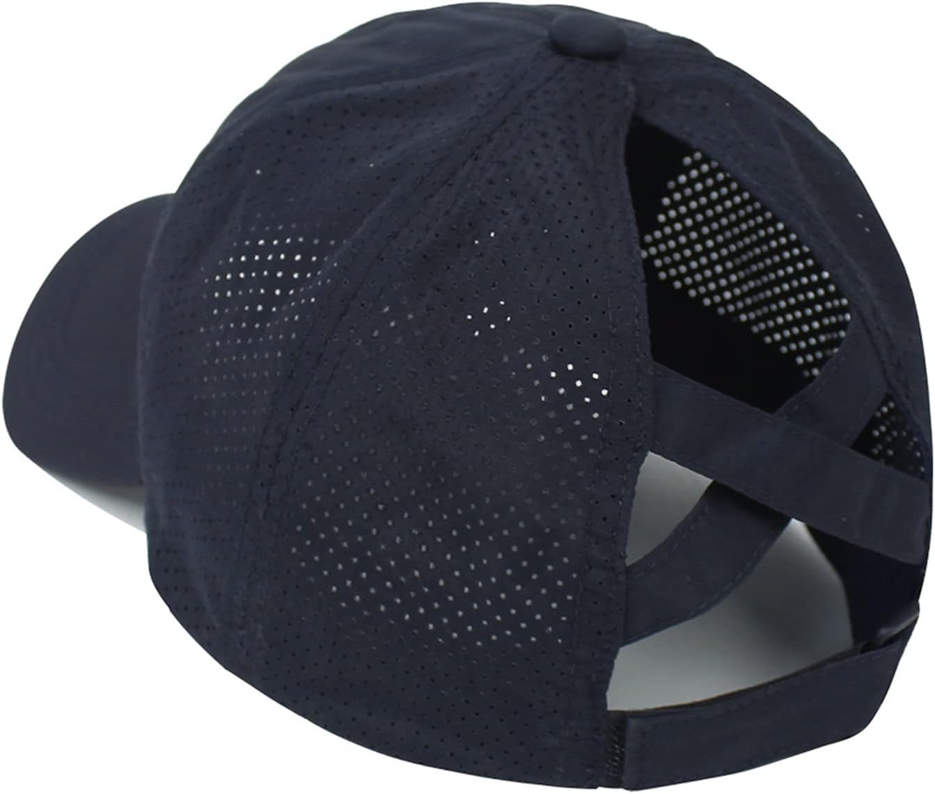 Women Ponytail Hat Criss Cross Baseball Cap Adjustable High Messy Bun Ponycap Quick Drying Mesh Sports Hat