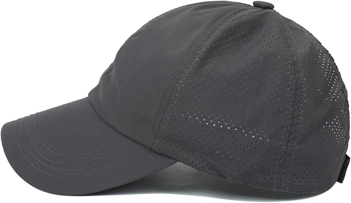 Women Ponytail Hat Criss Cross Baseball Cap Adjustable High Messy Bun Ponycap Quick Drying Mesh Sports Hat
