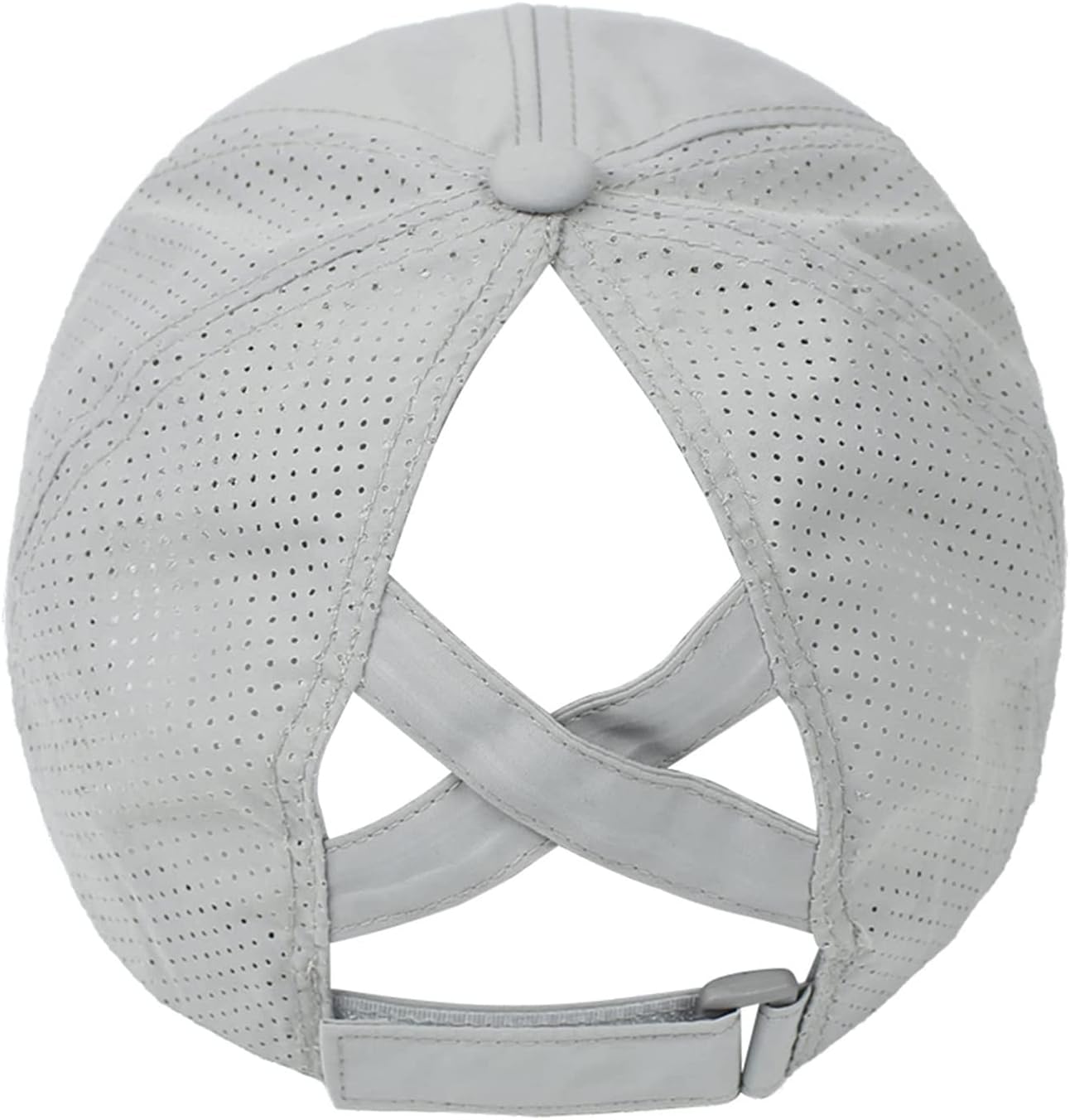 Women Ponytail Hat Criss Cross Baseball Cap Adjustable High Messy Bun Ponycap Quick Drying Mesh Sports Hat