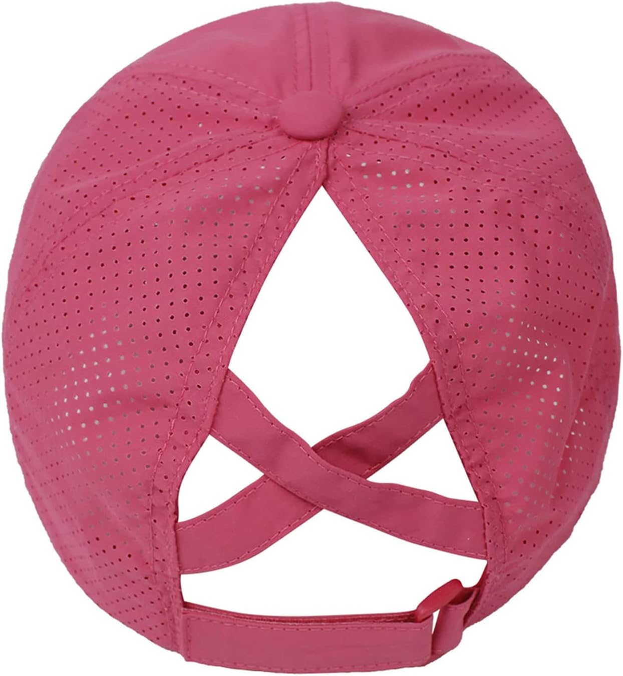 Women Ponytail Hat Criss Cross Baseball Cap Adjustable High Messy Bun Ponycap Quick Drying Mesh Sports Hat