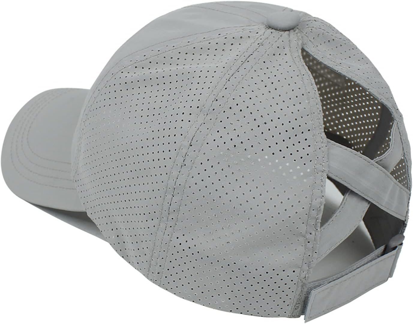 Women Ponytail Hat Criss Cross Baseball Cap Adjustable High Messy Bun Ponycap Quick Drying Mesh Sports Hat