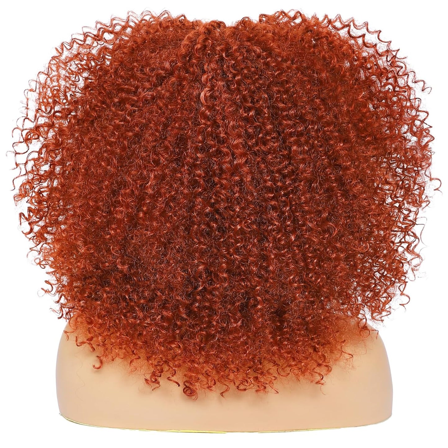 16 Inch Curly. Afro Kinky Wig Synthetic Fiber Glueless Full and Fluffy Long Curly Wig for Fashion Women (16 Inch, Black)