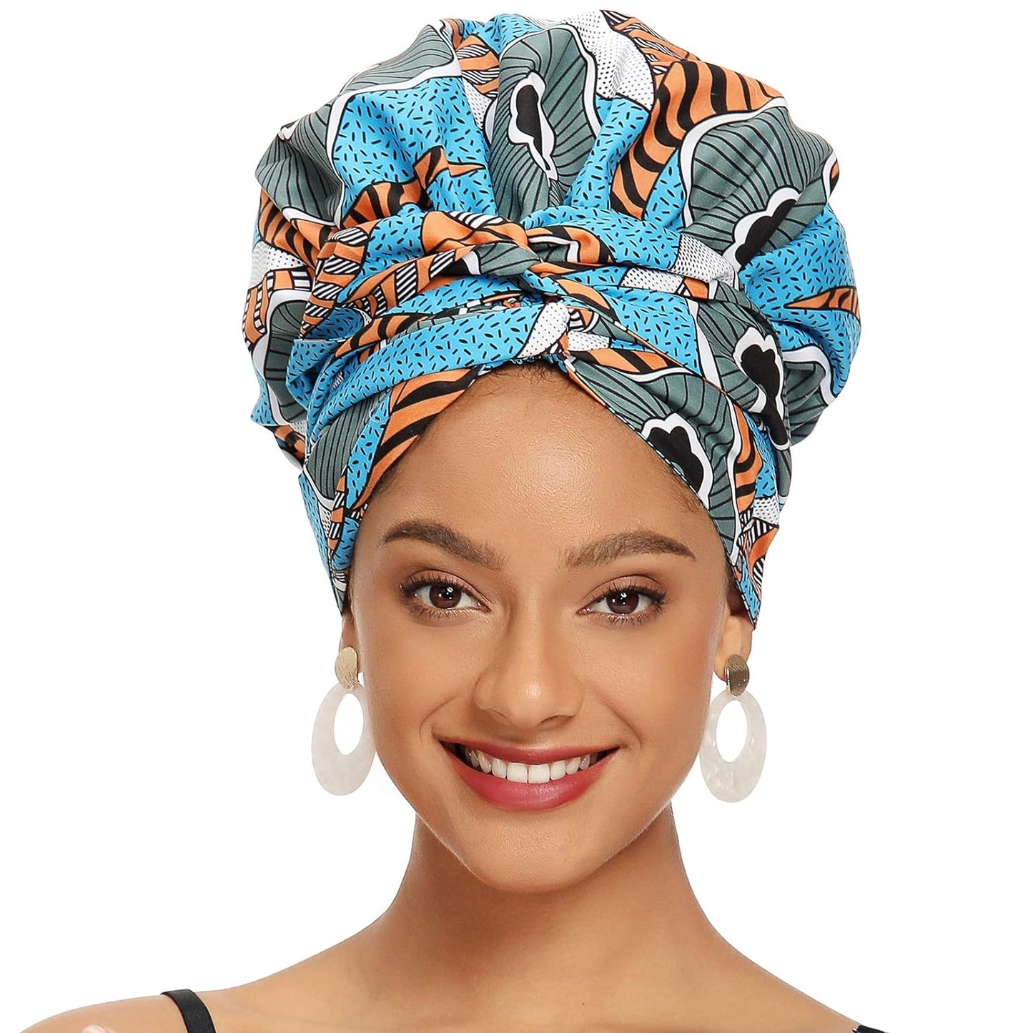 Satin Bonnet for Women, Silk Bonnet for Curly Hair, Silk Hair Bonnet for Sleeping Satin Bonnets for Black Women, Extra Large Bonnet with Tie Band