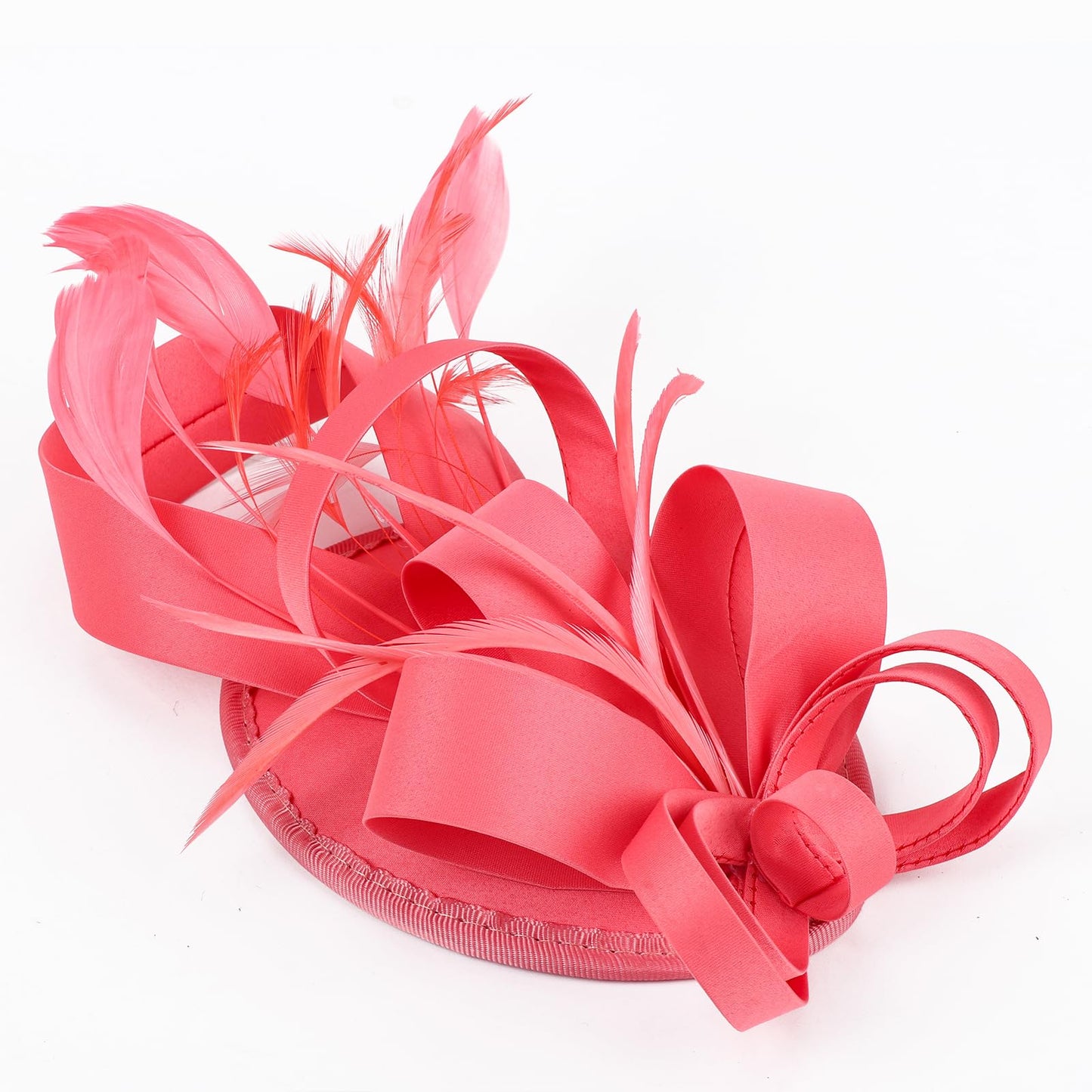 DRESHOW Women Fascinator Hats Tea Party Hat Vintage Pillbox Hat Headband for Cocktail