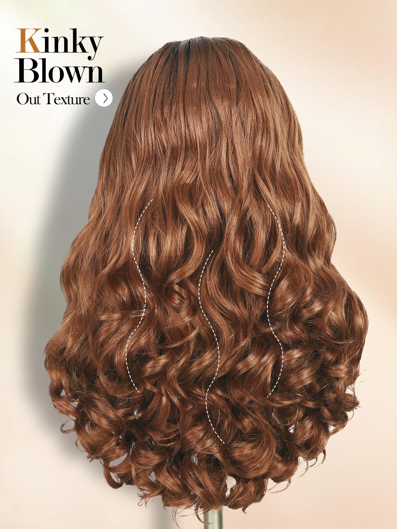 Yaki Wavy Headband Wigs for Black Women 26 Inch Black Kinky Straight Wear and Go Wig with Curly Wavy Ends Synthetic Glueless Half Wig with Headbands Attached Blow Out Style Natural Hair Texture