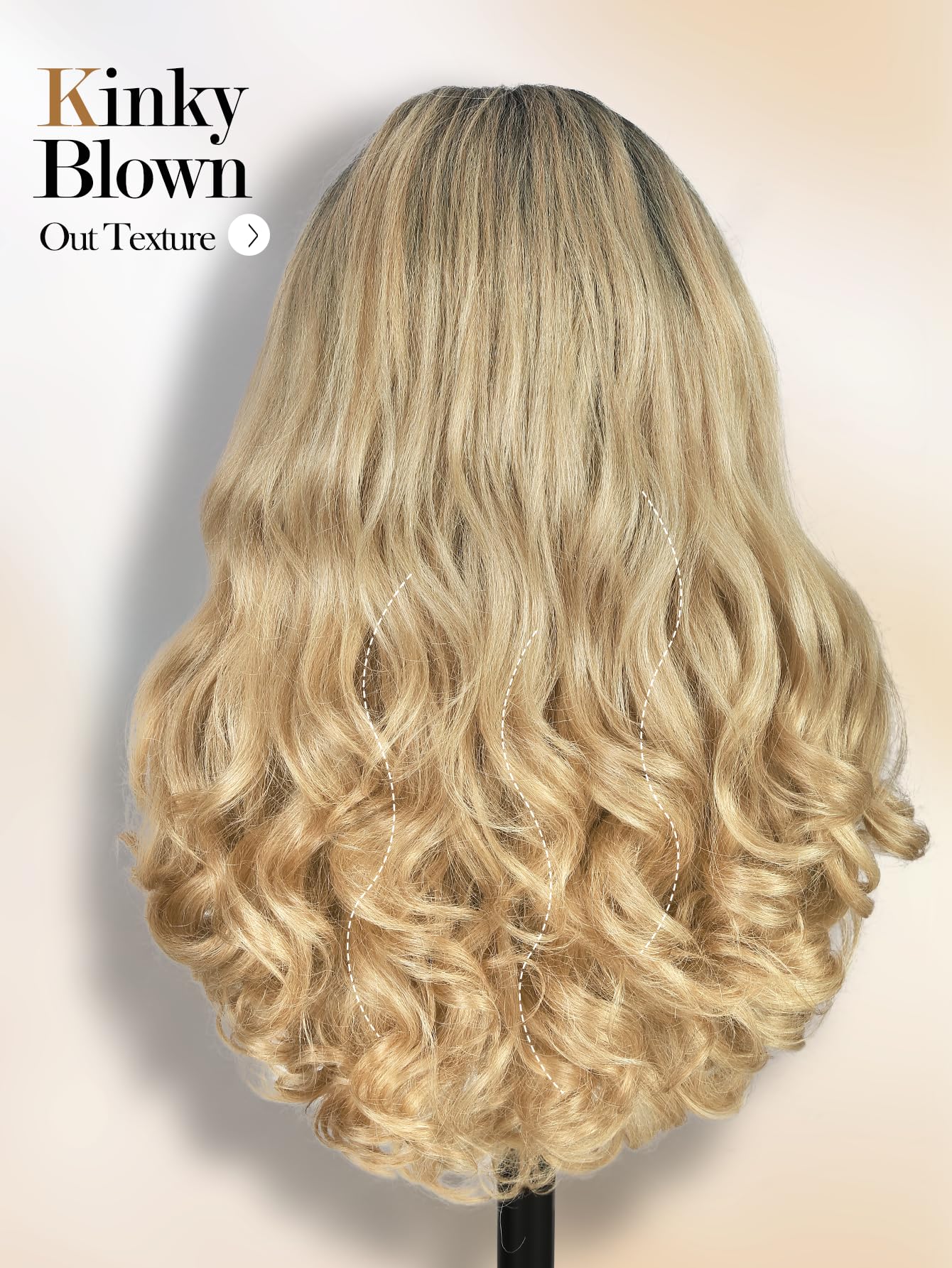 Yaki Wavy Headband Wigs for Black Women 26 Inch Black Kinky Straight Wear and Go Wig with Curly Wavy Ends Synthetic Glueless Half Wig with Headbands Attached Blow Out Style Natural Hair Texture
