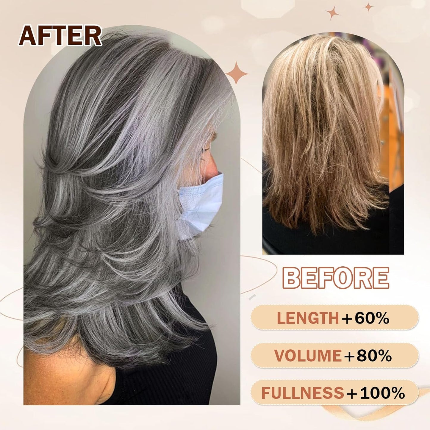 Silver Wig Ombre Gray Wigs with Curtain Bangs for Women Synthetic Highlight Gray Bob Wig Short Silver Wig with Bangs Layered Wig 12Inch Light Grey Short Hair Wigs for Daily Party Use